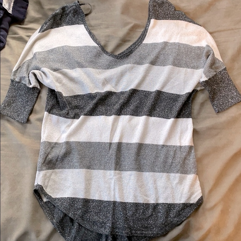 Express shimmery sweater